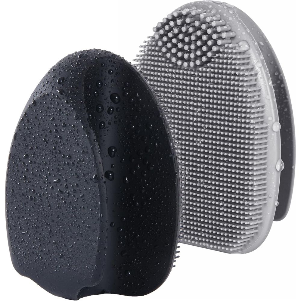 Exfoliating Scrub Mens - シリコン製エーススクラバー洗顔ブラシ、角質除去スクラブ、マッサージ、毛穴洗浄、鼻の黒ずみ除去、ディープスクラブ、すべての肌タイプに、男性用