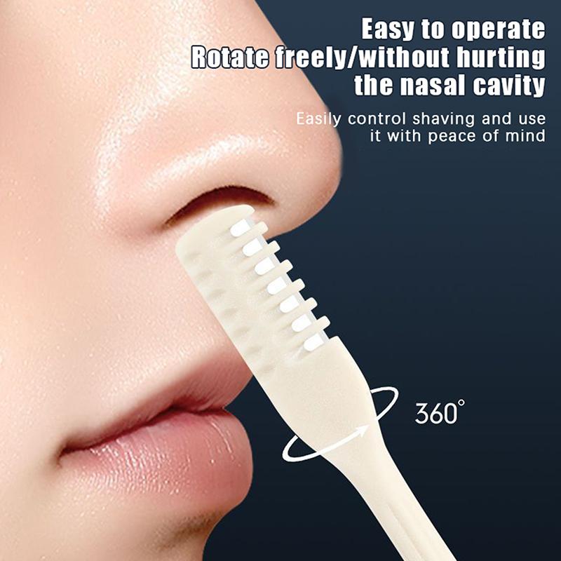 Men'S Grooming Hair Removal - 5/10個入り 360 ° 回転式鼻毛トリマー 手動 2
