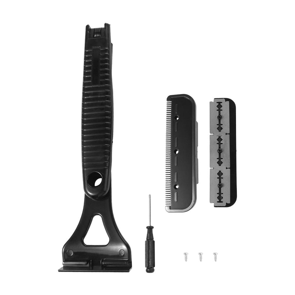 Men'S Grooming Hair Removal - 折りたたみ式メンズバックシェーバー交換式ブレード ウェットまたはドライブラッシング 脚の毛、髭のグルーミング 吊り下げ穴付き スムーズリーチ脱毛ツール