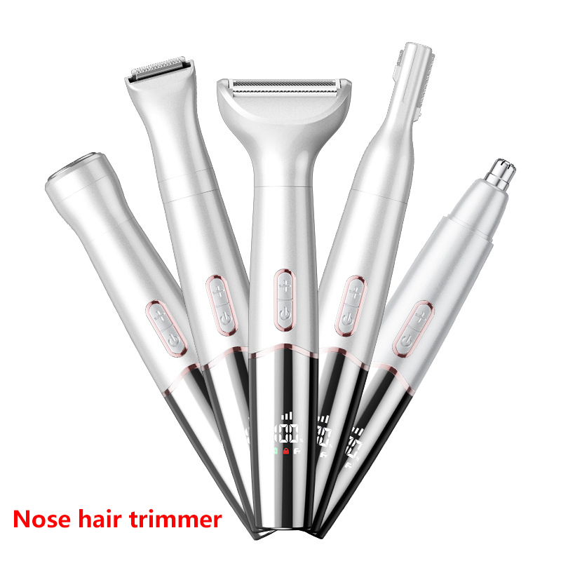 Men'S Grooming Nose Hair Trimmer - オリジナルオールインワン充電式鼻耳毛トリマー男性用グルーミングキット電気眉毛ひげトリマー鼻と耳トリマー