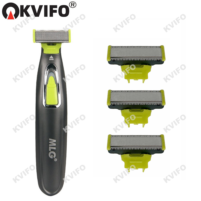 Men'S Grooming Hair Removal - MLG LT-187 USB 電気シェーバー、簡単なボディグルーミング、ひげのスタイリング、脇、胸の毛の除去に最適、男性用 - ワンブレードデザイン