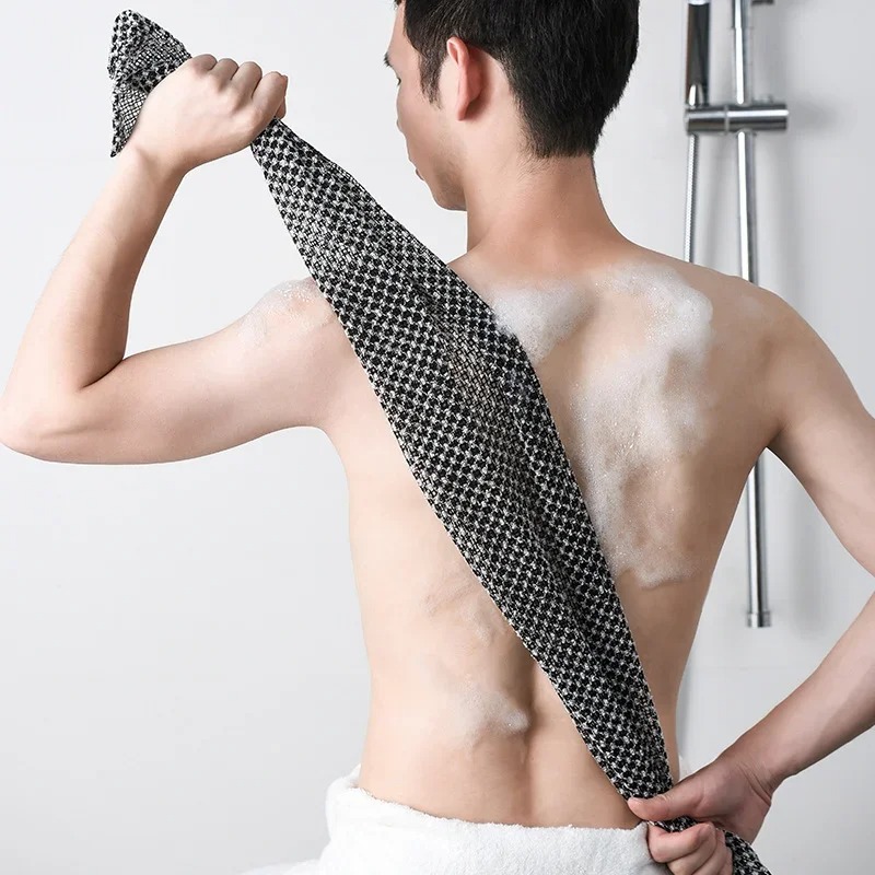 Exfoliating Scrub Mens - ユニセックス バック角質除去スクラブ - 男女兼用シャワーボディスクラブ、優しいスキンケア