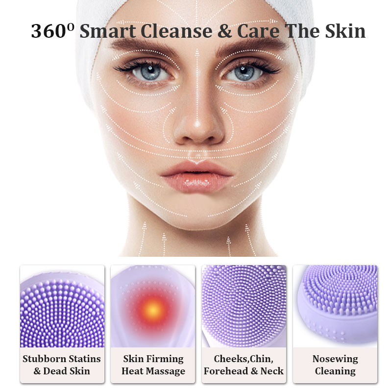 ソニック防水洗顔ブラシ男性 & 女性用充電式角質除去電動フェ - Exfoliating Scrub Mens のレビューと価格