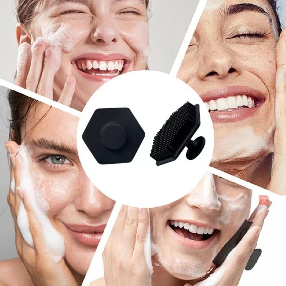 男性用シリコン洗顔ブラシ、角質除去、乾燥肌除去、ディープクレ - Exfoliating Scrub Mens のレビューと価格