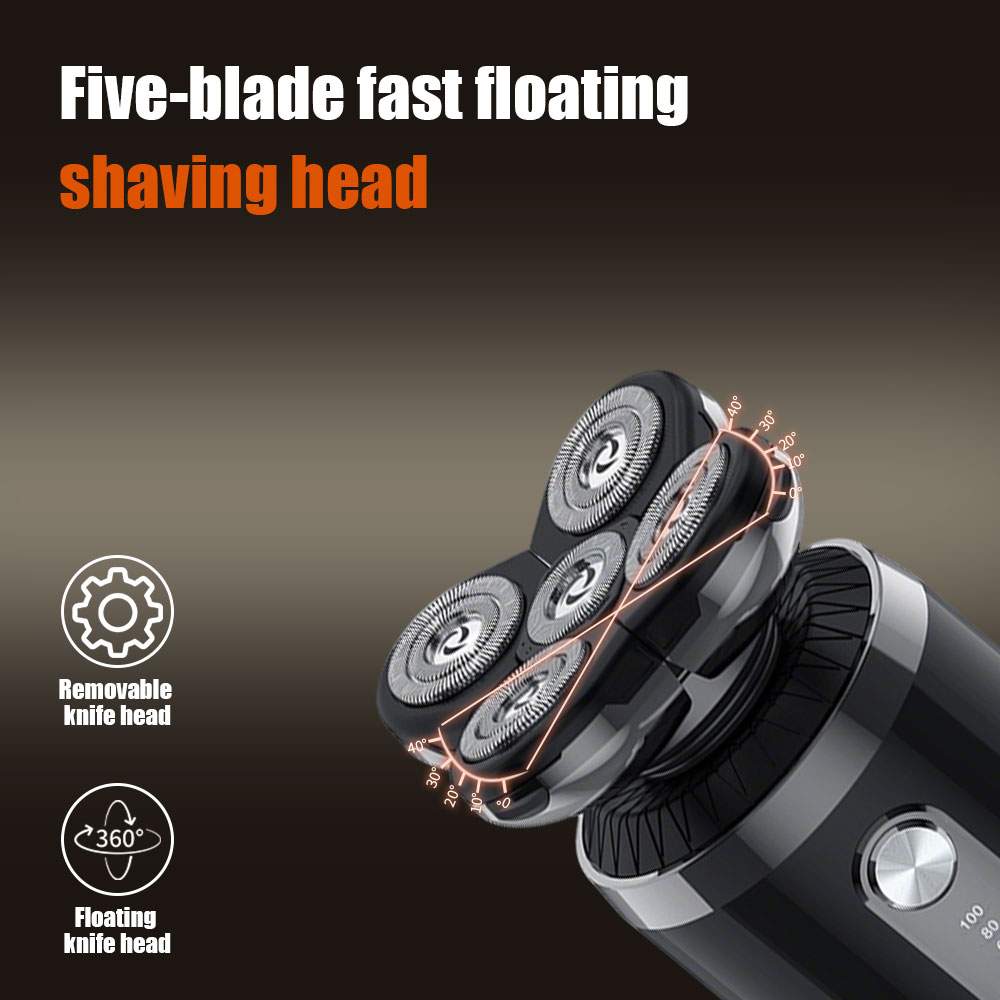 5-in-1 5ヘッド電気シェーバー メンズ用、USB充電式 - Men'S Grooming Nose Hair Trimmer のレビューと価格