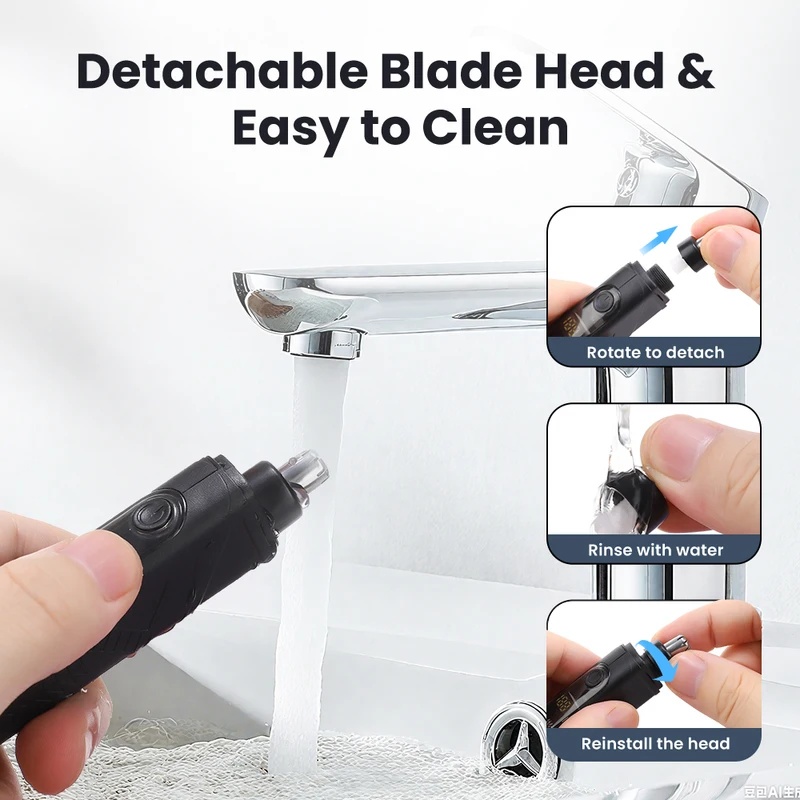 充電式鼻毛トリマーと男性用顔毛リムーバー、鼻毛シェーバー（鼻 - Men'S Grooming Hair Removal のレビューと価格