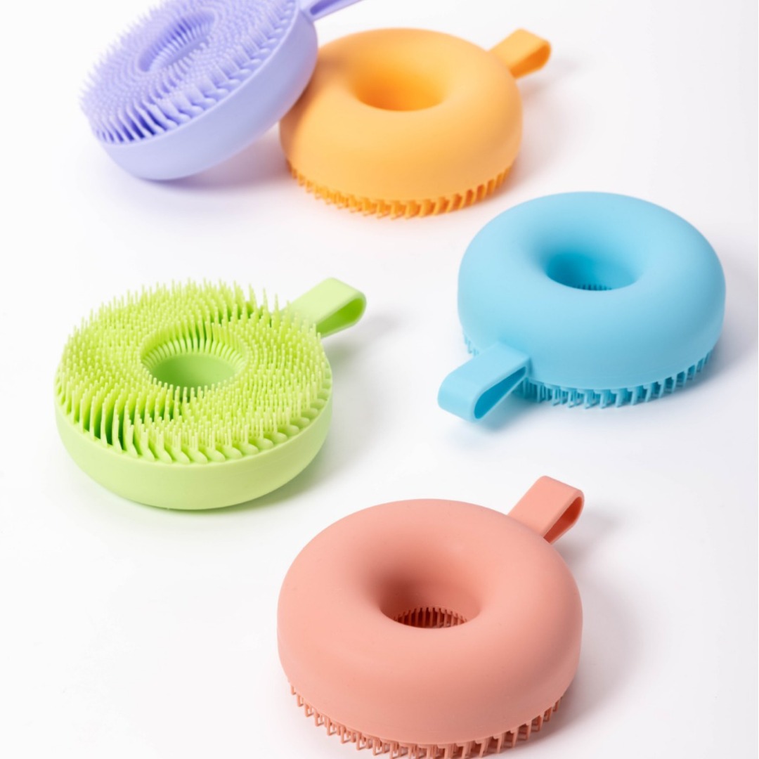 シリコーンボディスクラバーフェイスブラシ角質除去ブラシクレン - Exfoliating Scrub Mens のレビューと価格