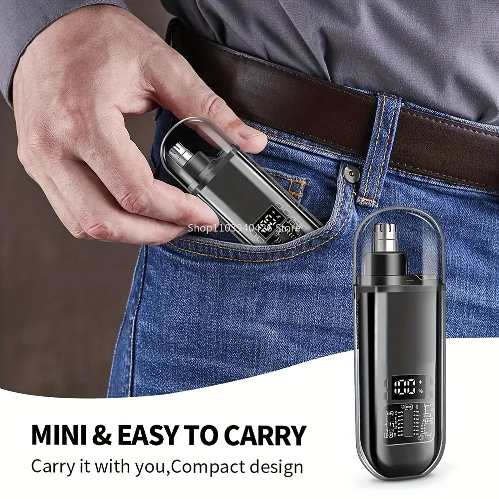 男性用鼻毛耳毛トリマー - USB C充電式、高速充電、コン - Men'S Grooming Nose Hair Trimmer のレビューと価格