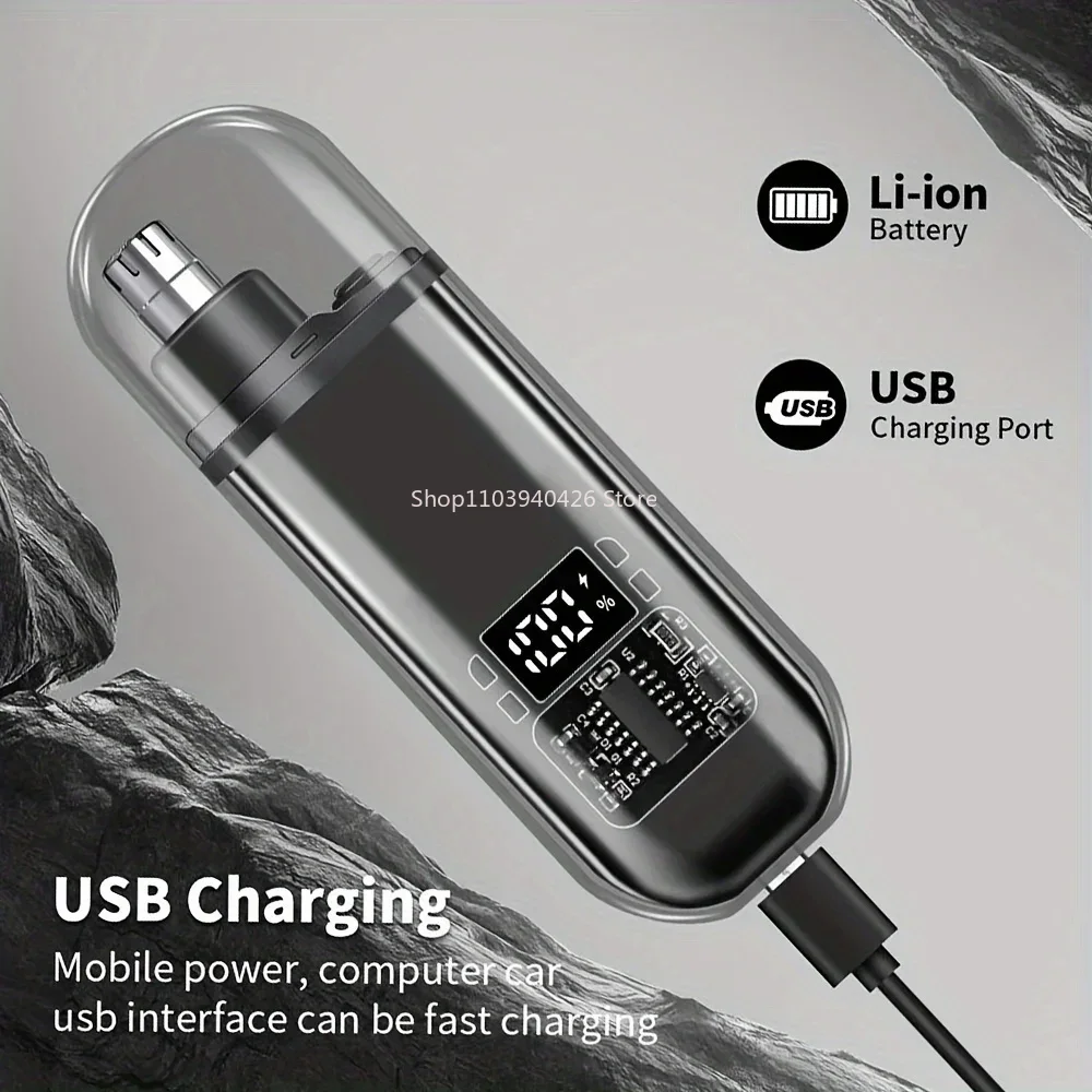 男性用鼻毛耳毛トリマー - USB C充電式、高速充電、コン - Men'S Grooming Nose Hair Trimmer のレビューと価格
