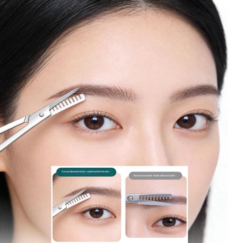 1 個ステンレス鋼眉毛トリマーはさみ男性 & 女性用精密グル - Men'S Grooming Hair Removal のレビューと価格