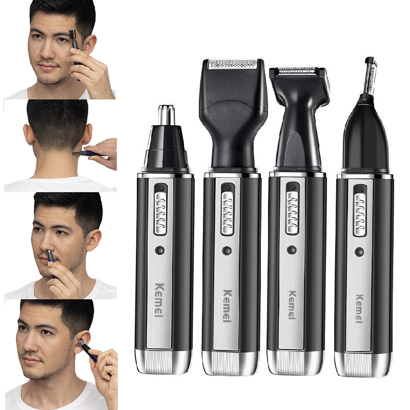 Kemei 充電式電動オールインワンヘアトリマー メンズグル - Men'S Grooming Nose Hair Trimmer のレビューと価格