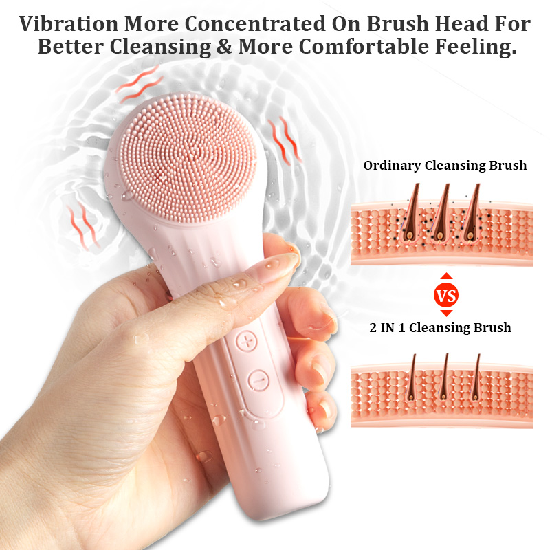 ソニック防水洗顔ブラシ 男女兼用 充電式 角質除去 電動洗顔 - Exfoliating Scrub Mens のレビューと価格